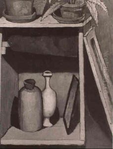 Model Stand: An Artist's Studio Still Life by Charles H. Walther