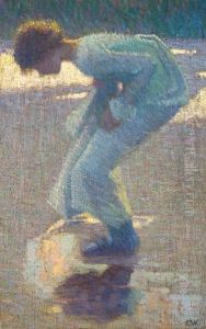 M?dchen Am Wasser by Emmi Walther