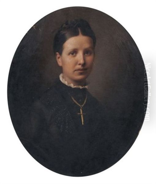 Bildnis Der Pauline Anna Weichard, Ehefrau Von Carl Hermann Goepel, Stadtgutbesitzer Altenburg - view 1