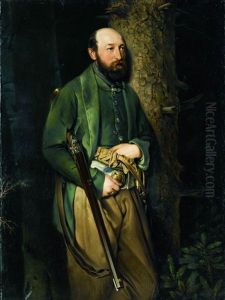 Portrat Des Kgl.sachsischen Oberforstinspektor Ludwig Von Schonberg