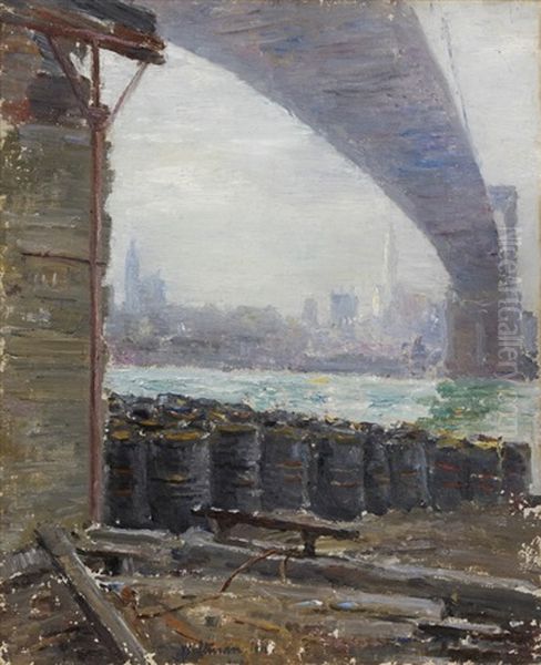 Brooklyn Bridge Scene - view 1