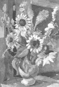 Still Life With Flowers In A Jug by Allan Walton
