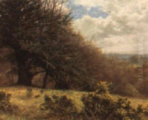 On The Poole Road To Laine Hill, Holmbury St. Mary, Dorking by Frank Walton