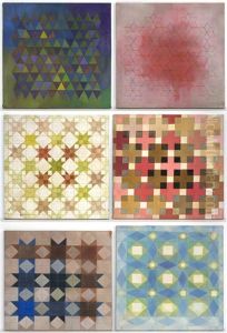 Six Large Geometric Abstracts by William Walton
