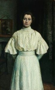 Portrait Of Rigmor Bruun by Elisabeth Moeller Wandel