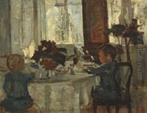 Frokostbordet, Interior by Sigurd Wandel