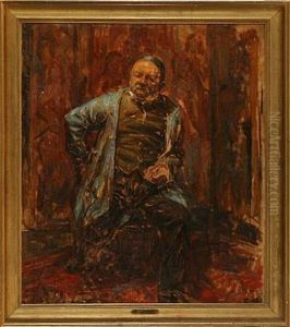 Portrait Of The Danish Painter Kristian Zahrtmann