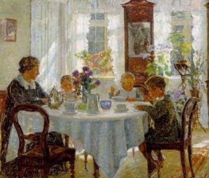 Frokostbordet by Sigurd Wandel