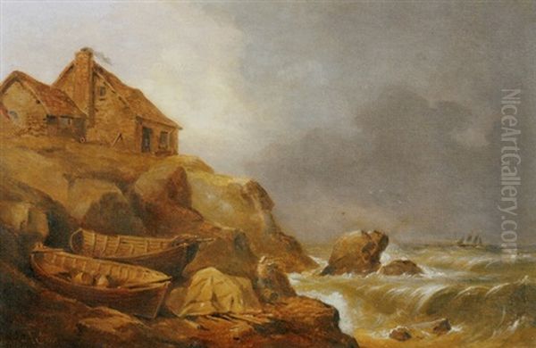 Distant Storm, Monterey, California - view 1
