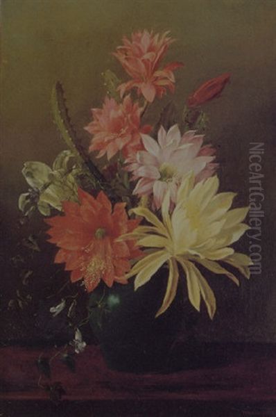 Still Life With Cactus Blooms - view 1