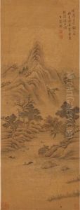 Wang Chen (1720-1797) - Ink And Color On Silk, Hanging-scroll by Wang Chen