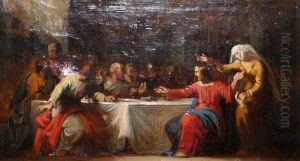Jesus Dans La Maison De Simon by Pierre Brisset