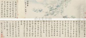 Bird And Flowers, Calligraphy Bird And Flowers, Calligraphy