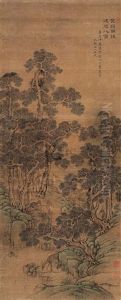 Landscape by Wang Fu