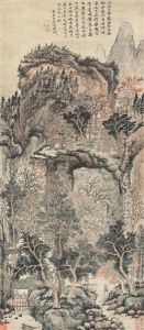 Landscape And Character by Wang Fu