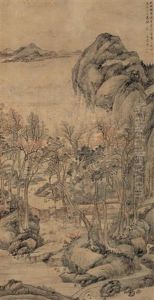 Landscape by Wang Guxiang