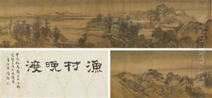 Traveling By Night In A Fishing Village After Li Cheng by Wang Hui