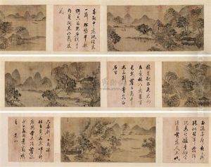 Landscape And Calligraphy (+ 3 Others; 4 Works) Landscape And Calligraphy (+ 3 Others; 4 Works)