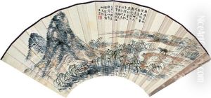 Landscape And Calligraphy Landscape And Calligraphy