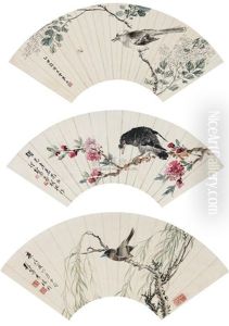 Bird And Flowers by Wang Mengbai