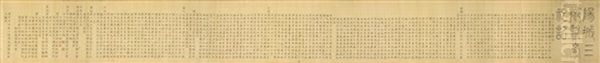 Essay Of Yangcheng San Xiang Xian Chongsi Ji Juan In Regular Script - view 1