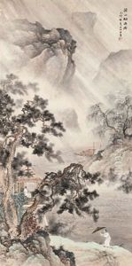 Mist And Rain Over Mount Xi by Wang Xinjing