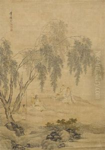 Four Scholars Under Willow Four Scholars Under Willow