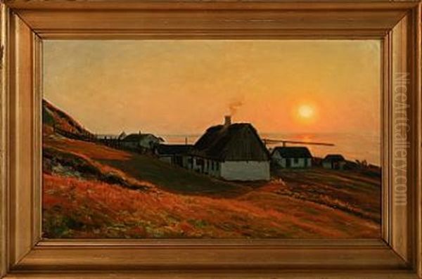Evening Sun Above Tisvilde, Denmark - view 1