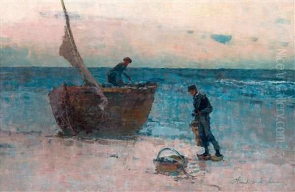 Fishermen On The Shore - view 1