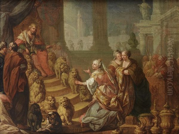 The Queen Of Sheba Before Solomon - view 1