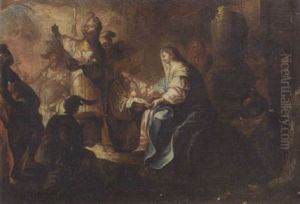 Die Anbetung Der Konige by Joseph Wannenmacher