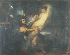 La Vision by Baron Gustave Wappers