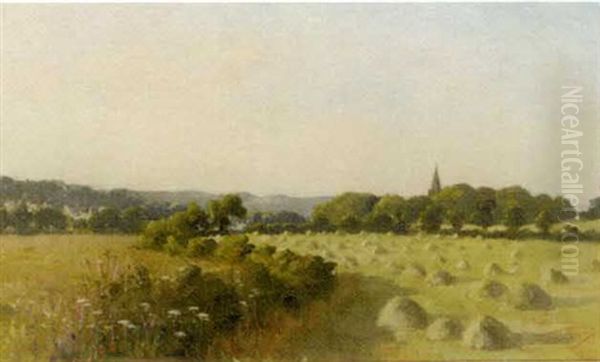 The Hay-harvest (isle Of Man?) - view 1