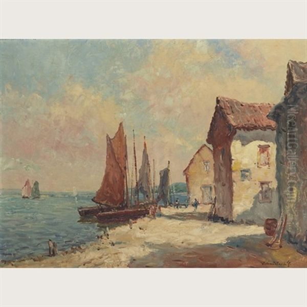 Breton Fishing Village - view 1