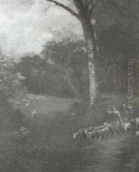 The Shepherdess And Her Flock - view 1
