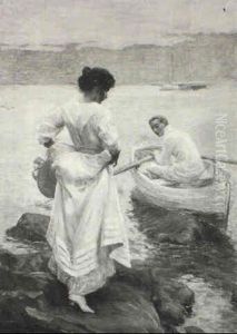 An Afternoon On The Estuary by Charles Daniel Ward