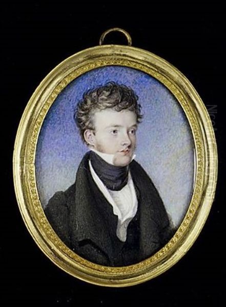 A Gentleman, Wearing Dark Grey Overcoat, Black Jacket, White Waistcoat And Black Stock - view 1
