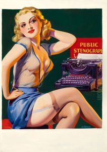 Two Blues Please, Tattle Tales Pulp Cover by Hugh J. Ward
