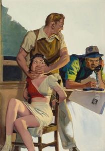League Of Leeches, Dan Turner-hollywood Detective Pulp Cover, December by Hugh J. Ward