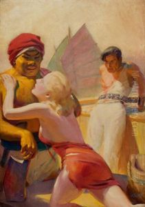 Spicy Adventure Stories Cover, April 1937 Spicy Adventure Stories Cover, April 1937
