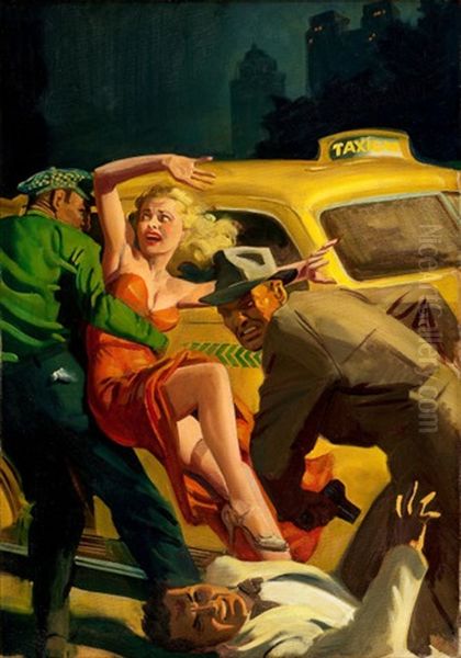 Mrs. Big, Super Detective Pulp Cover, April - view 1