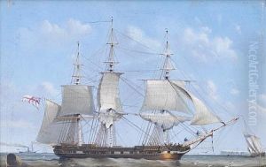 Corvette, 28 Guns by J. Ward