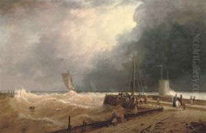 Hoisting The Storm Cones by J. Ward