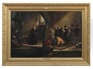 The Archbishop Of Canterbury, Thomas Cranmer, At The Traitor's Gate The Archbishop Of Canterbury, Thomas Cranmer, At The Traitor's Gate