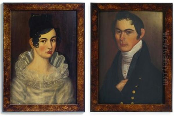 A Pair Of Portraits: Mr. And Mrs. Kimball Dustin - view 1