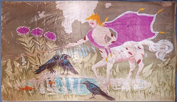 Young Centaur Fishing - view 1