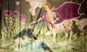 Young Centaur Angling For Gold Fish by John D. Wareham
