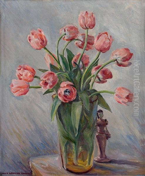 Untitled (still Life With Tulips And Figurine) - view 1