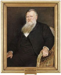 Portratt Av Riksantikvarien Hans Olof Hildebrand