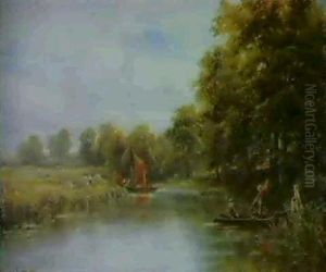 Punting by Edmund George Warren